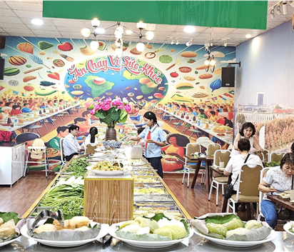 Buffet Chay Ngon - Trải Nghiệm Một Bữa Ăn Thanh Tịnh Tại Cô Ba Sài Gòn